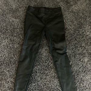 Faux leather leggings